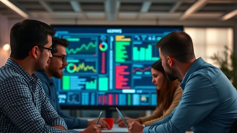 A photorealistic image of a team of digital agency professionals collaborating around a large screen displaying complex server metrics and security alerts, with a sense of calm and control. Cinematic lighting, sharp focus on the team's faces, depth of field blurring the office background, 8K hyper-detailed, professional photography, shot on a high-end DSLR. A photorealistic image of a team of digital agency professionals collaborating around a large screen displaying complex server metrics and security alerts, with a sense of calm and control. Cinematic lighting, sharp focus on the team's faces, depth of field blurring the office background, 8K hyper-detailed, professional photography, shot on a high-end DSLR.